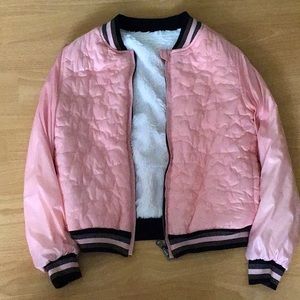 Girls pink jacket